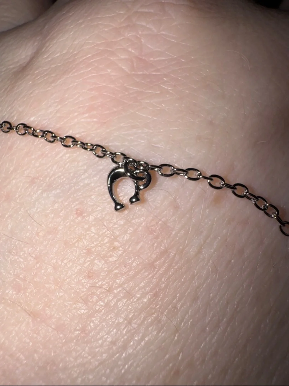 COACH Silver-Tone Charm Bracelet with Heart & Logo Charms